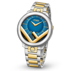 FENDI TIMEPIECES Run Away Analog Blue Round Dial Women's Watch- F711133000