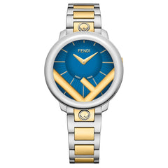 FENDI TIMEPIECES Run Away Analog Blue Round Dial Women's Watch- F711133000