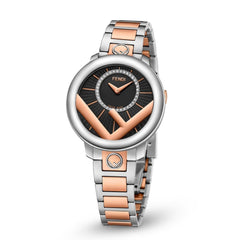 FENDI TIMEPIECES Run Away Analog Black Round Dial Women's Watch- F711221000D2