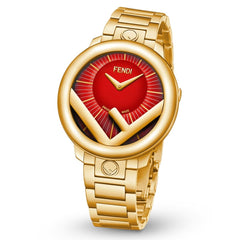 FENDI TIMEPIECES Run Away Analog Red Round Dial Women's Watch- F711437000