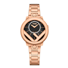 FENDI TIMEPIECES Run Away Analog Black Round Dial Women's Watch- F711521000D2
