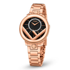 FENDI TIMEPIECES Run Away Analog Black Round Dial Women's Watch- F711521000D2