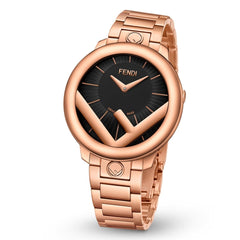FENDI TIMEPIECES Run Away Analog Black Round Dial Women's Watch- F711531000