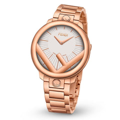FENDI TIMEPIECES Run Away Analog White Round Dial Women's Watch- F711534000