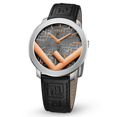 FENDI TIMEPIECES Run Away Analog Grey Round Dial Men's Watch- F716216011