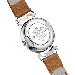 FENDI TIMEPIECES Selleria Analog MOP Round Dial Women's Watch- F8021345H0