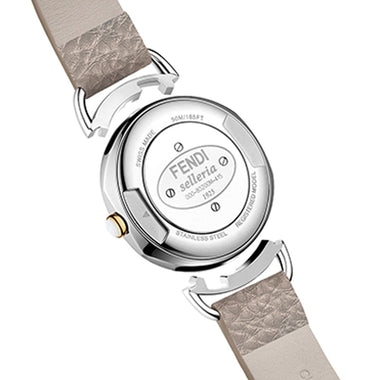 FENDI TIMEPIECES Selleria Analog MOP Round Dial Women's Watch- F8021345H0D1