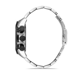 Ferro Multifunction Black Round Dial Men's Watch -  FM1542A-J
