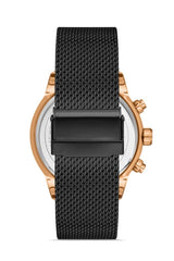 Ferro Chronograph Black Round Dial Men's Watch - FM1856C-R