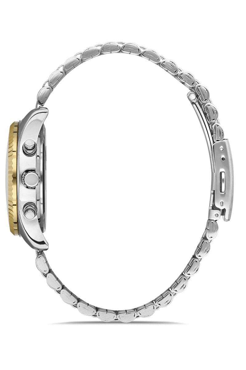 Ferro Chronograph White Round Dial Women's Watch -  FM41172A-D