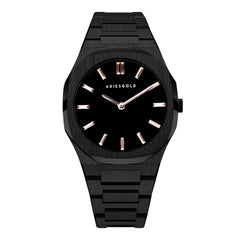 ARIES GOLD Prestige Edition Quartz Watch with Sapphire Glass For Men's- G 1031 BK-BKRG
