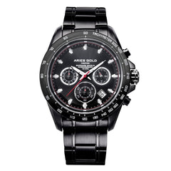 ARIES GOLD Drifter Chronograph Watch with Sapphire Glass For Men- G 7001 BK-BK