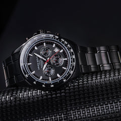 ARIES GOLD Drifter Chronograph Watch with Sapphire Glass For Men- G 7001 BK-BK