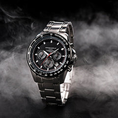 ARIES GOLD Drifter Chronograph Watch with Sapphire Glass For Men- G 7001 SBK-BK