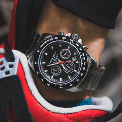 ARIES GOLD Drifter Chronograph Watch with Sapphire Glass For Men- G 7001 SBK-BK