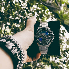 ARIES GOLD Drifter Chronograph Watch with Sapphire Glass For Men- G 7001 SBK-BU