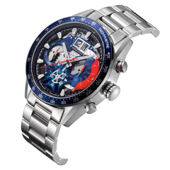 ARIES GOLD Jolter Chronograph Skeleton Watch with Sapphire Glass For Men- G 7008 S-BU