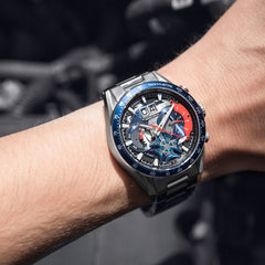 ARIES GOLD Jolter Chronograph Skeleton Watch with Sapphire Glass For Men- G 7008 S-BU