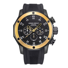 ARIES GOLD Venturer Chronograph Watch with Sapphire Glass For Men- G 7012Z BK-G