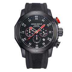 ARIES GOLD Venturer Chronograph Watch with Sapphire Glass For Men- G 7012Z BK-R