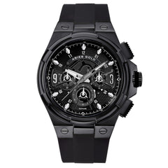 ARIES GOLD Lightning Chronograph Skeleton Watch with Sapphire Glass For Men- G 7016 BK-BK