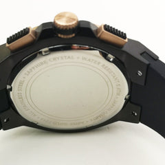 ARIES GOLD Lightning Chronograph Skeleton Watch with Sapphire Glass For Men- G 7016 BKRG-BKRG