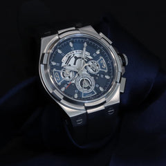 ARIES GOLD Lightning Chronograph Skeleton Watch with Sapphire Glass For Men- G 7016 S-BU