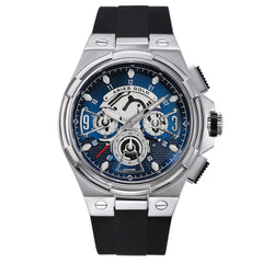 ARIES GOLD Lightning Chronograph Skeleton Watch with Sapphire Glass For Men- G 7016 S-BU
