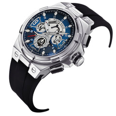 ARIES GOLD Lightning Chronograph Skeleton Watch with Sapphire Glass For Men- G 7016 S-BU