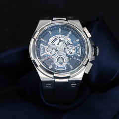 ARIES GOLD Lightning Chronograph Skeleton Watch with Sapphire Glass For Men- G 7016 S-BU
