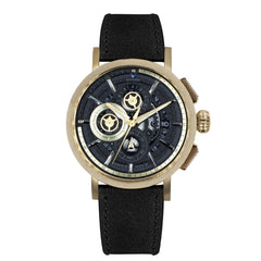ARIES GOLD Hawk Chronograph Skeleton Watch with Sapphire Glass For Men- G 7018 G-BK
