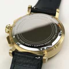 ARIES GOLD Hawk Chronograph Skeleton Watch with Sapphire Glass For Men- G 7018 G-BK