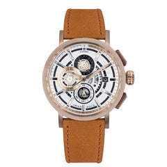 ARIES GOLD Hawk Chronograph Skeleton Watch with Sapphire Glass For Men- G 7018 RG-W