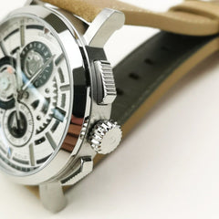 ARIES GOLD Hawk Chronograph Skeleton Watch with Sapphire Glass For Men- G 7018 S-W