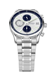 Aries Gold Champion 7020 Chronograph Limited Edition White Round Dial Men's Watch - G 7020 S-SBU