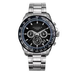 ARIES GOLD Monza Chronograph Watch with Sapphire Glass For Men- G 7024 SBK-BK