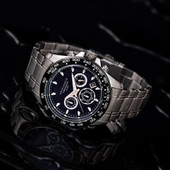ARIES GOLD Monza Chronograph Watch with Sapphire Glass For Men- G 7024 SBK-BK