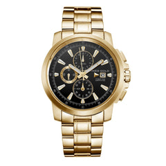 ARIES GOLD Contender Chronograph Watch with Sapphire Glass For Men- G 7301 G-BK