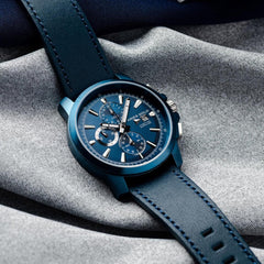 ARIES GOLD Contender Chronograph Watch with Sapphire Glass For Men- G 7301A BU-BU
