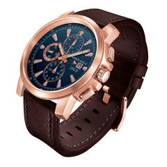 ARIES GOLD Contender Chronograph Watch with Sapphire Glass For Men- G 7301A RG-BU