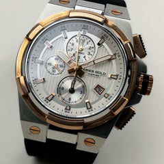 ARIES GOLD King Chronograph Watch with Sapphire Glass For Men- G 7311 2TR-SRG