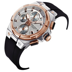 ARIES GOLD King Chronograph Watch with Sapphire Glass For Men- G 7311 2TR-SRG
