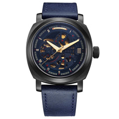 ARIES GOLD Vanguard Automatic Skeleton Watch with Sapphire Glass For Men- G 9025 BK-BUG