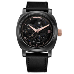 ARIES GOLD Vanguard Automatic Skeleton Watch with Sapphire Glass For Men- G 9025 BKRG-BKRG