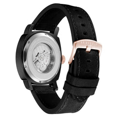 ARIES GOLD Vanguard Automatic Skeleton Watch with Sapphire Glass For Men- G 9025 BKRG-BKRG
