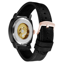 ARIES GOLD Vanguard Automatic Skeleton Watch with Sapphire Glass For Men- G 9025 BKRG-GNRG