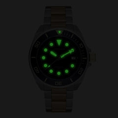 ARIES GOLD Dreadnought Automatic Watch with Sapphire Glass For Men's- G 9029 SG-BKG