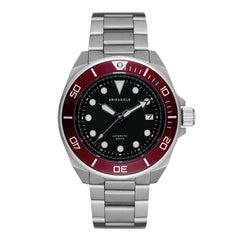 ARIES GOLD Dreadnought Automatic Watch with Sapphire Glass For Men's- G 9029 SMA-BK