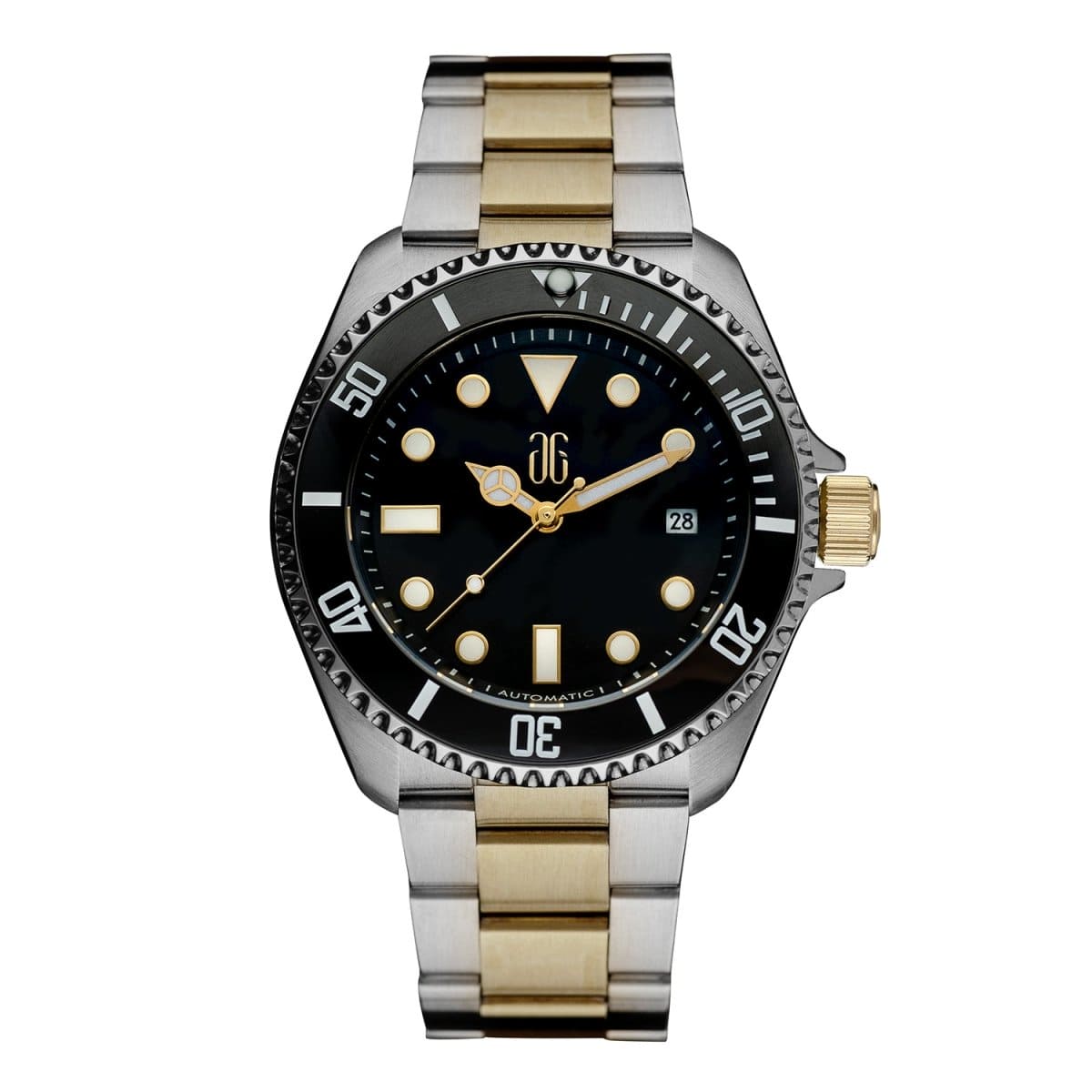 ARIES GOLD G 9040 SG-BKG AG Collective Automatic Watch with Sapphire Glass For Men