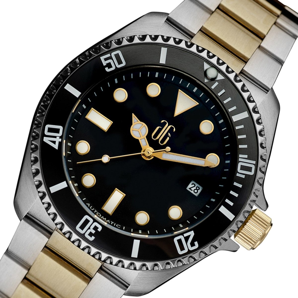 ARIES GOLD G 9040 SG-BKG AG Collective Automatic Watch with Sapphire Glass For Men
